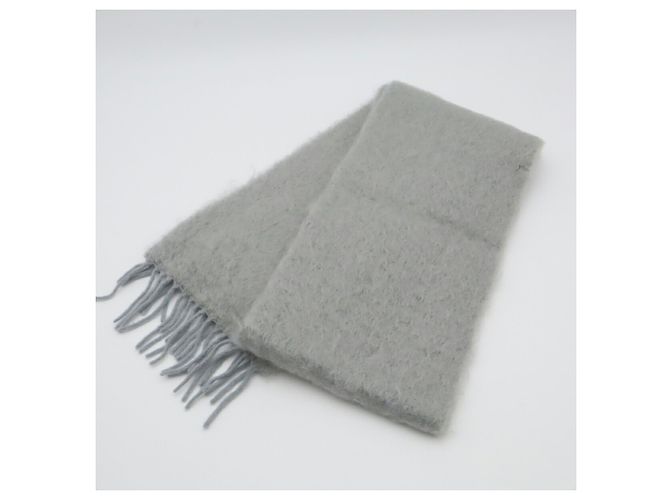 Xale Loewe em mohair e lã cinza - vista 4