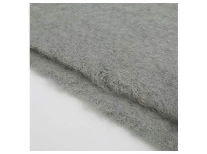 Xale Loewe em mohair e lã cinza - vista 5