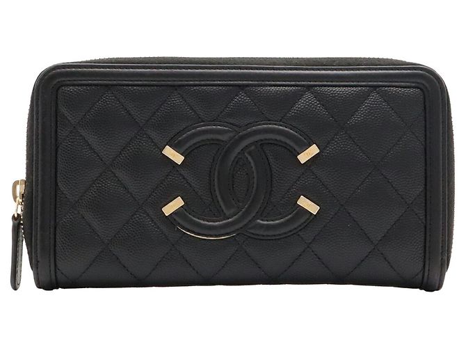 Chanel CC Filigree Zip Wallet - view 2