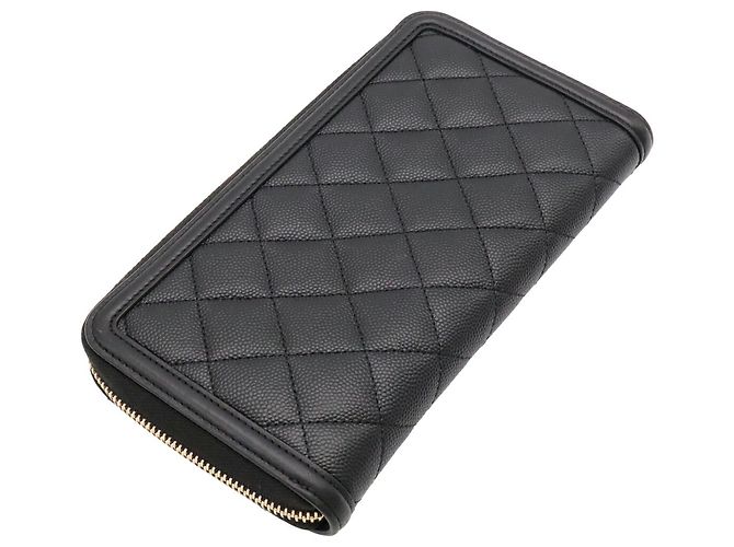 Chanel CC Filigree Zip Wallet - view 3