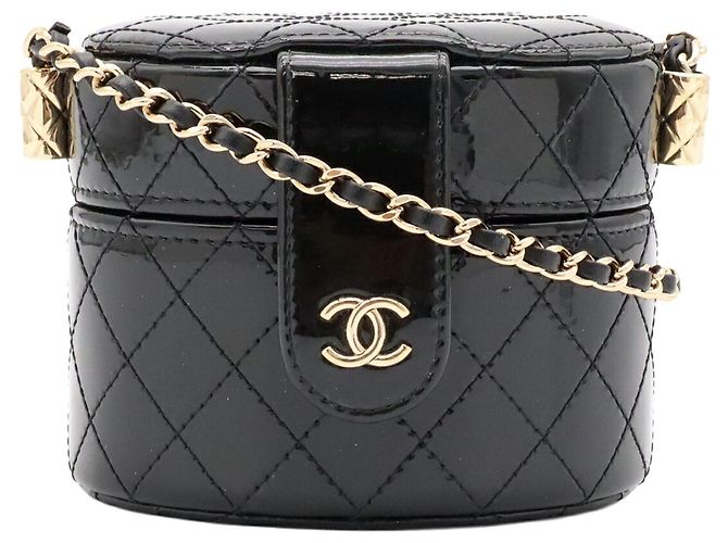 Bolsa de Ombro Chanel Matelassé Mini Vanity Coco Mark Chain - vue 2