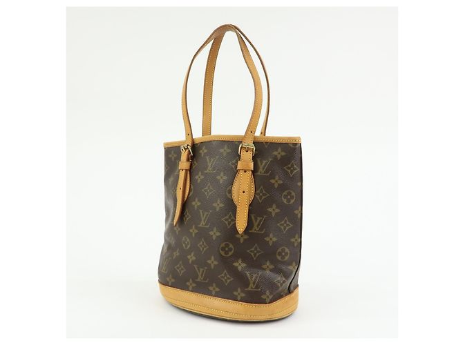Louis Vuitton Petit Bucket Monogram Canvas - vista 3