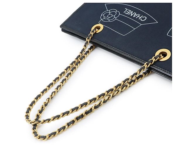 Chanel Icon Print Chain Tote Handtasche - Ansicht 5