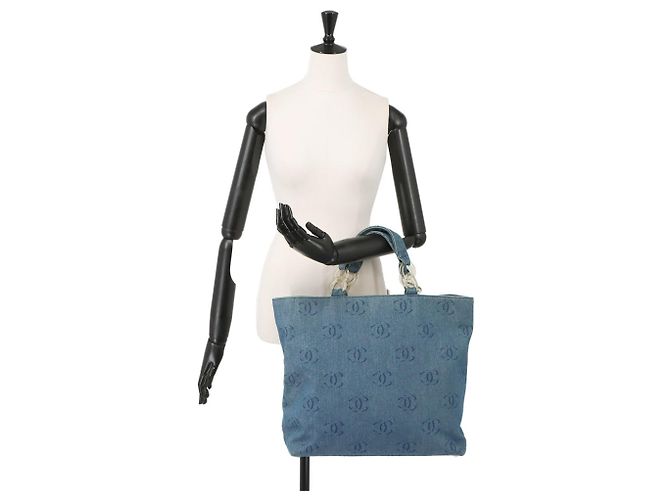 Chanel Denim Tote Handtasche - Ansicht 10