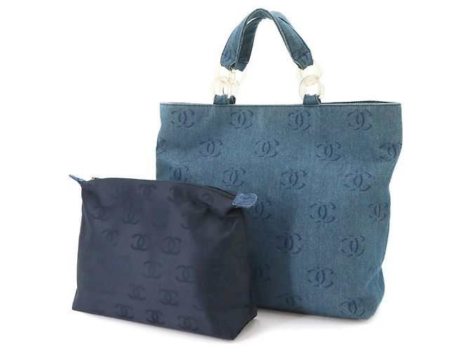 Chanel Denim Tote Handtasche - Ansicht 2