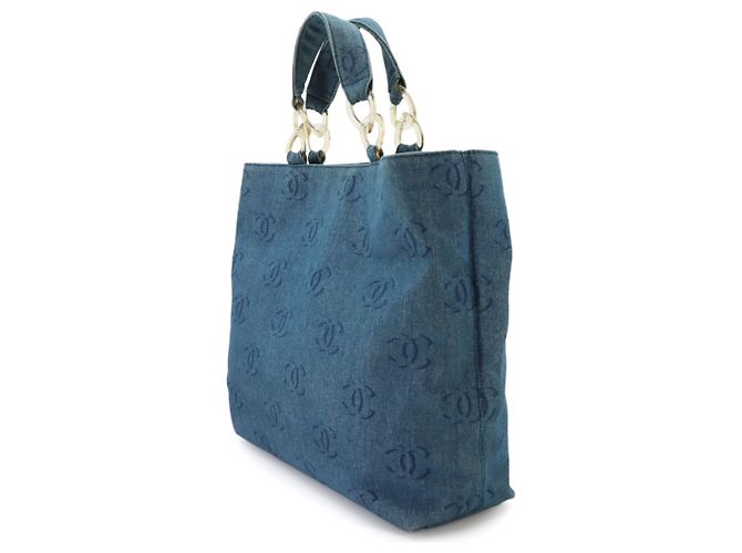 Chanel Denim Tote Handtasche - Ansicht 4