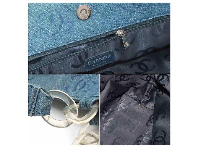 Chanel Denim Tote Handtasche - Ansicht 8