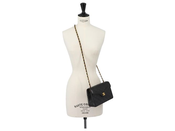 Borsa a tracolla con catena Chanel Matelasse - vista 10