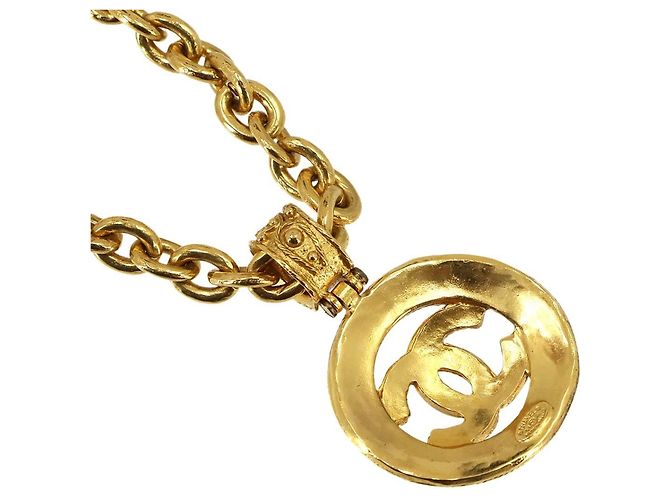 Collana lunga Chanel Coco Mark in oro - vista 4