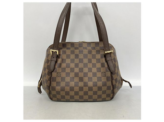 Borsa a tracolla Louis Vuitton Damier Belem MM - vista 9