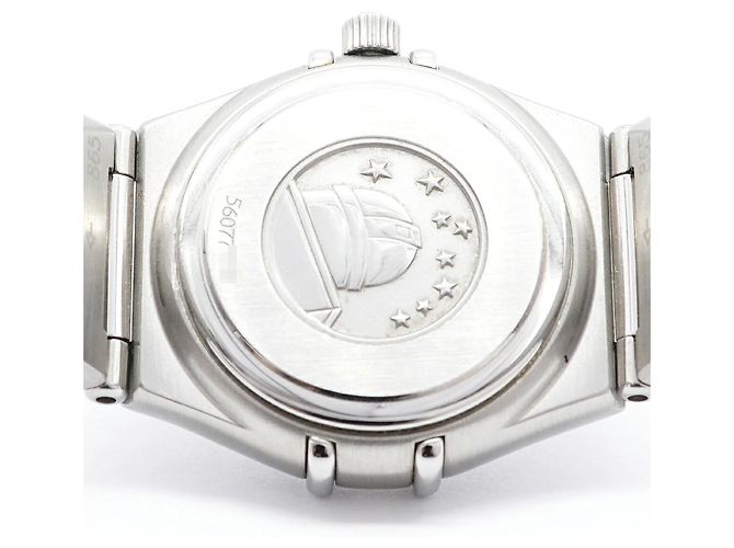 Orologio da donna Omega Constellation quadrante rosa 12 diamanti - vista 5