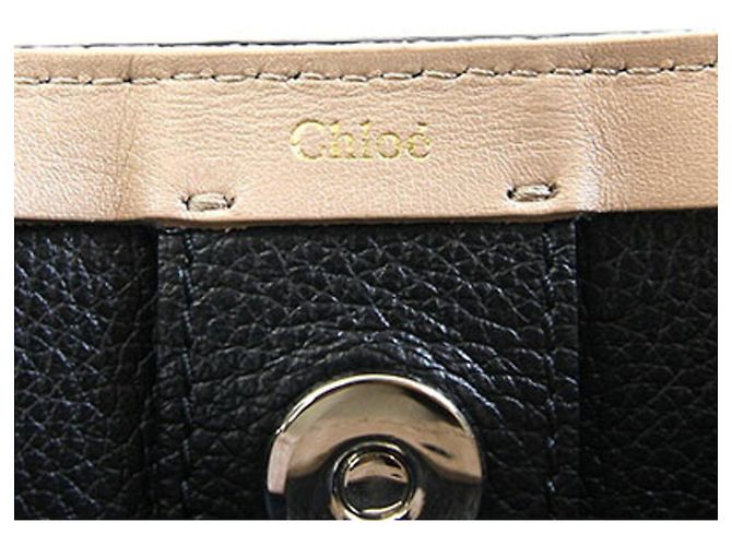 Chloé Chloe Sense Handtasche aus schwarzem Leder - Ansicht 4