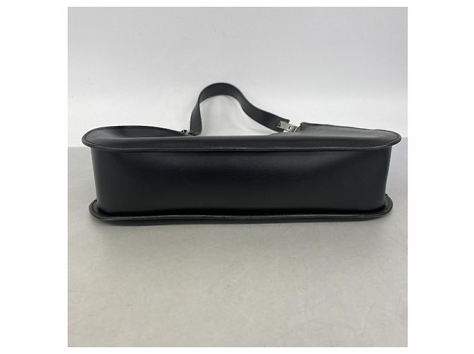 Borsa a tracolla Gucci in pelle nera - vista 3