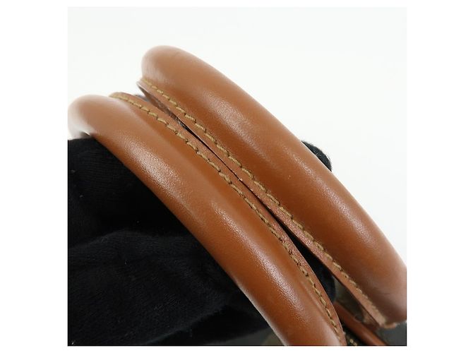 Fendi Vintage Pequin Convertible Boston Coated Canvas Medium - vista 7