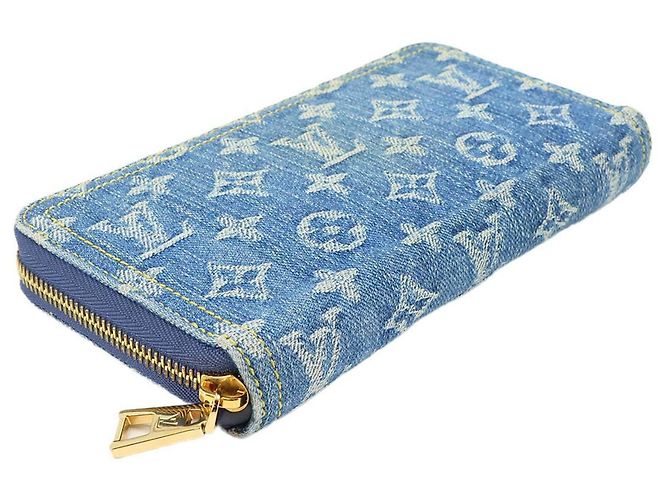 Cartera Louis Vuitton LV Remix Zippy en Monogram Denim - vista 3