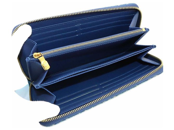 Cartera Louis Vuitton LV Remix Zippy en Monogram Denim - vista 5