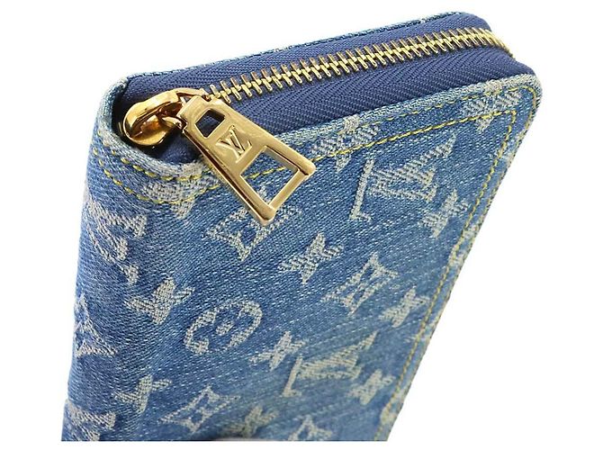 Cartera Louis Vuitton LV Remix Zippy en Monogram Denim - vista 9