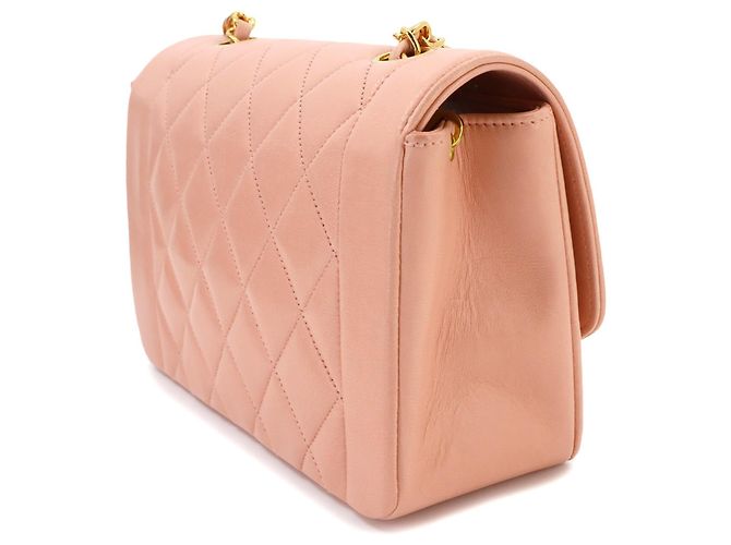 Borsa a tracolla Chanel Diana Matelasse 22 con catena - vista 4