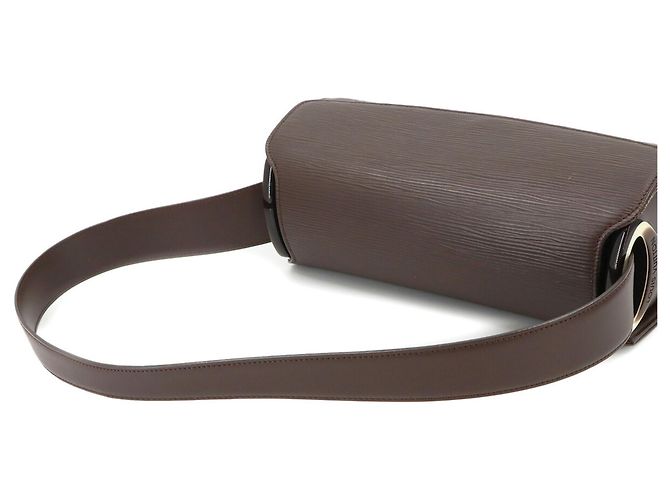 Borsa a tracolla Louis Vuitton Nocturne PM in pelle Epi - vista 5