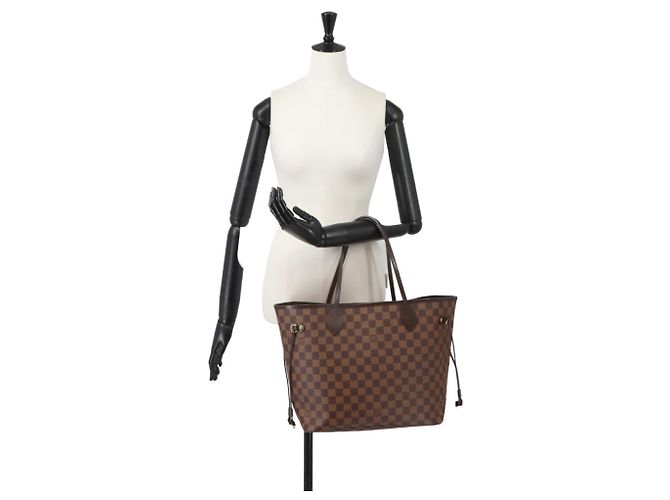 Louis Vuitton Neverfull MM Damier Tote Handbag - view 9