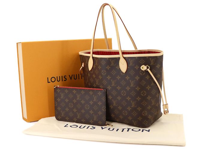 Borsa Tote Louis Vuitton Neverfull MM Monogram - vista 2