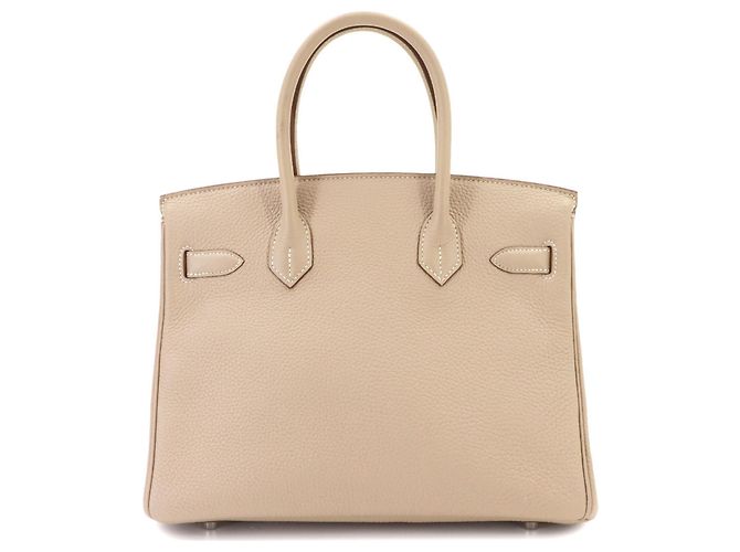 Hermès Borsa Hermes Birkin 30 in Togo Argile - vista 2