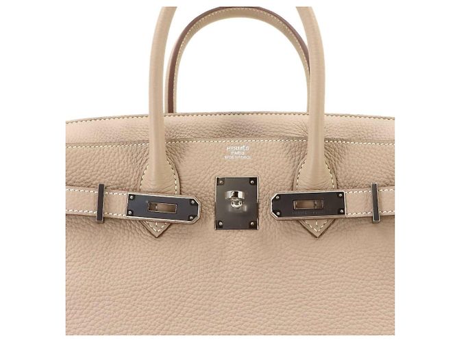 Hermès Borsa Hermes Birkin 30 in Togo Argile - vista 7