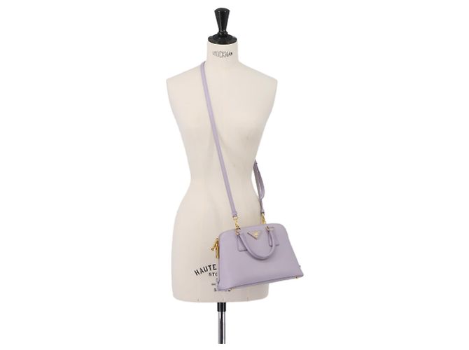 mala Prada Saffiano Purple - vista 10