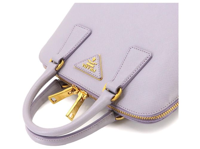 mala Prada Saffiano Purple - vista 6