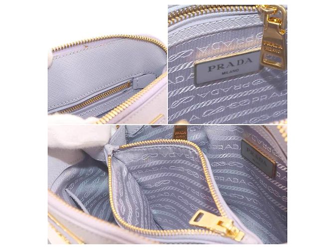 mala Prada Saffiano Purple - vista 8