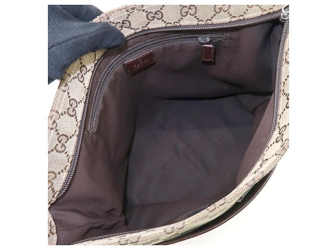 Borsa Messenger Gucci Web Strap Zip GG Canvas Medium - vista 5