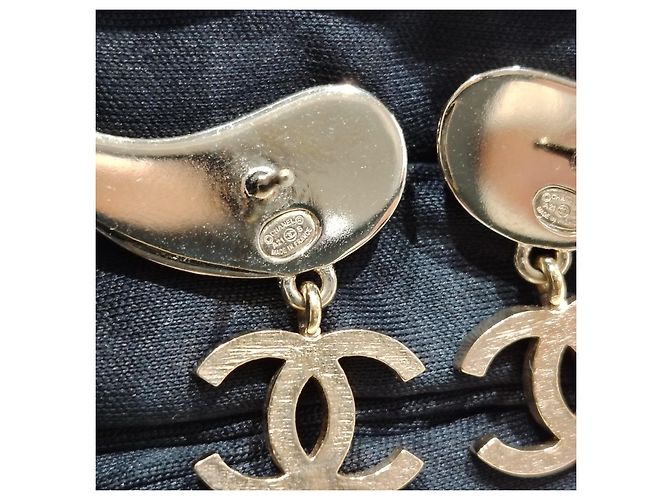 Orecchini pendenti CC con strass CHANEL A21S (RARE) - vista 10