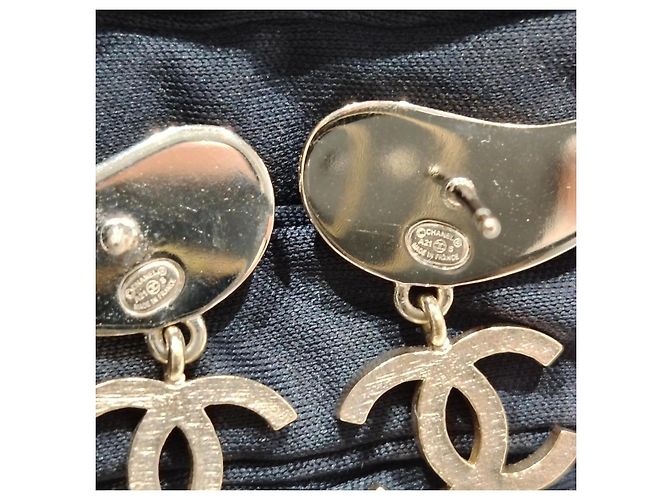 Orecchini pendenti CC con strass CHANEL A21S (RARE) - vista 9