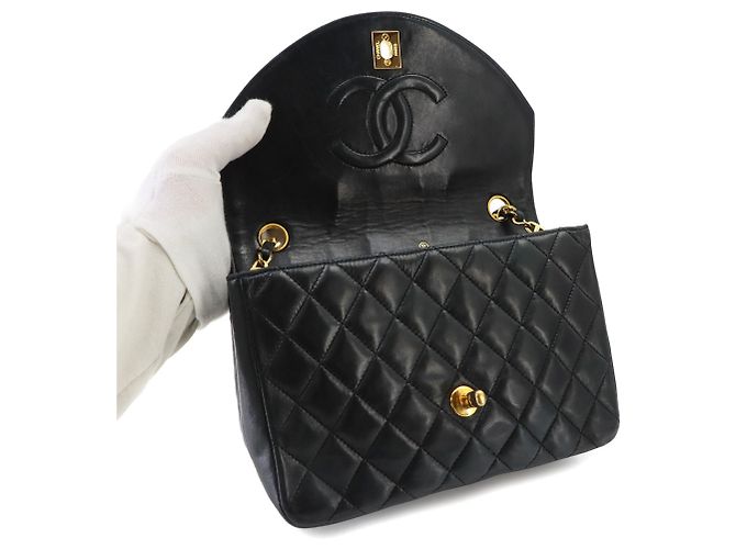 Sac à main épaule à chaîne Chanel Matelasse - view 9