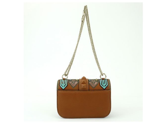 Valentino Garavani Glam Lock Leather Small - vista 2