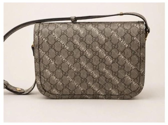 Gucci Borsa a tracolla Horsebit monogram marrone - vista 4