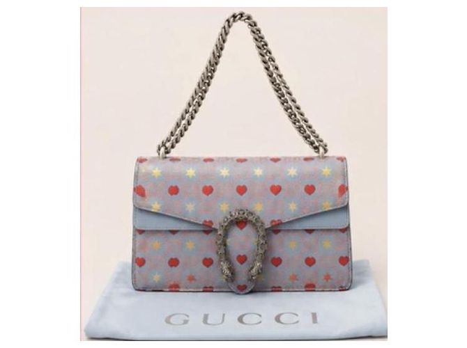 Gucci borsa a tracolla Dionysus con stampa a cuore e stella - vista 2