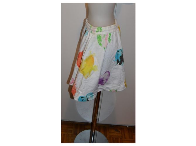 Minifalda de Algodón MSGM con Estampado de Corazones - vista 3