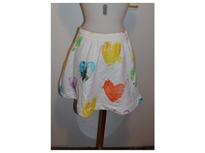 Minifalda de Algodón MSGM con Estampado de Corazones - vista 4