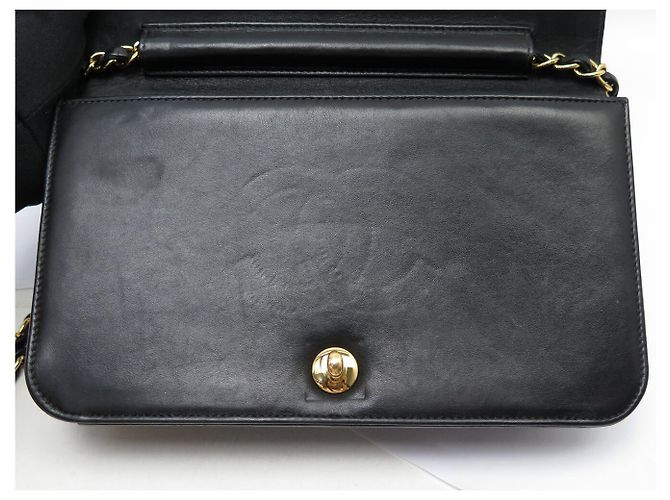 CHANEL TIMELESS PM HANDTASCHE AUS SCHWAREM STEPPLEDER - Ansicht 15