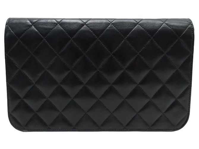 CHANEL TIMELESS PM HANDTASCHE AUS SCHWAREM STEPPLEDER - Ansicht 2