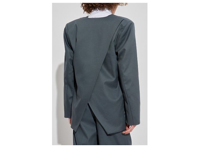 Iro Sabrine Blazer Grey Cotton - view 4