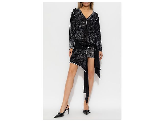 Diesel Leinenkleid `M-EGANKNOT` - Ansicht 3