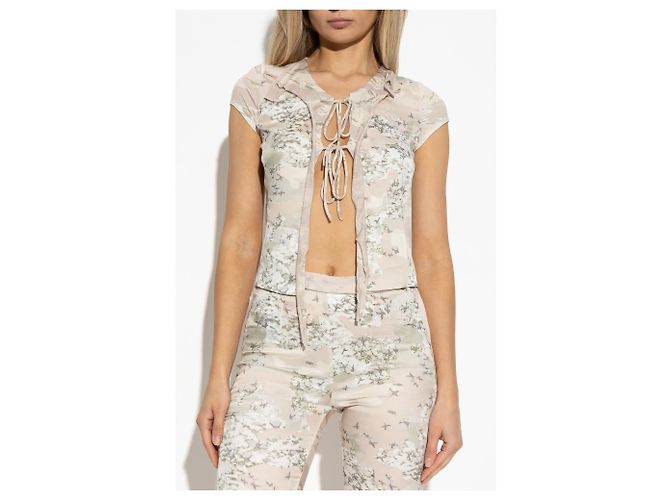 Top T-AFRYMY Diesel Bege em Viscose - vista 3