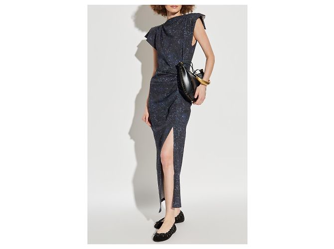 Vestido Isabel Marant Nadela Azul Algodão - vista 2