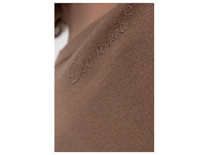 Dsquared2 Wollkleid in Braun Mini - Ansicht 5