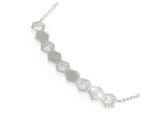 Collana Chaumet Bee My Love Oro Bianco 750 e Diamanti - vista 3