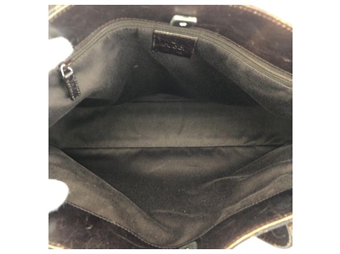 Borsa Tote Gucci GG Canvas Leather - vista 9