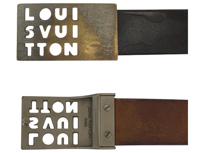 Cintura in pelle Louis Vuitton LST - vista 4