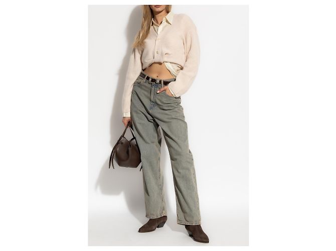 R13 Kaschmir-Cardigan Weiß Creme - Ansicht 2